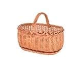 Panier en osier à anse, 47 cm